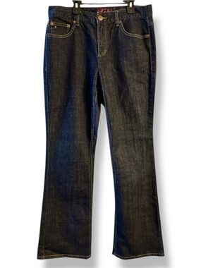 Tommy Hilfiger Dark Wash Flare Jeans Size 12R 31” Inseam EUC
